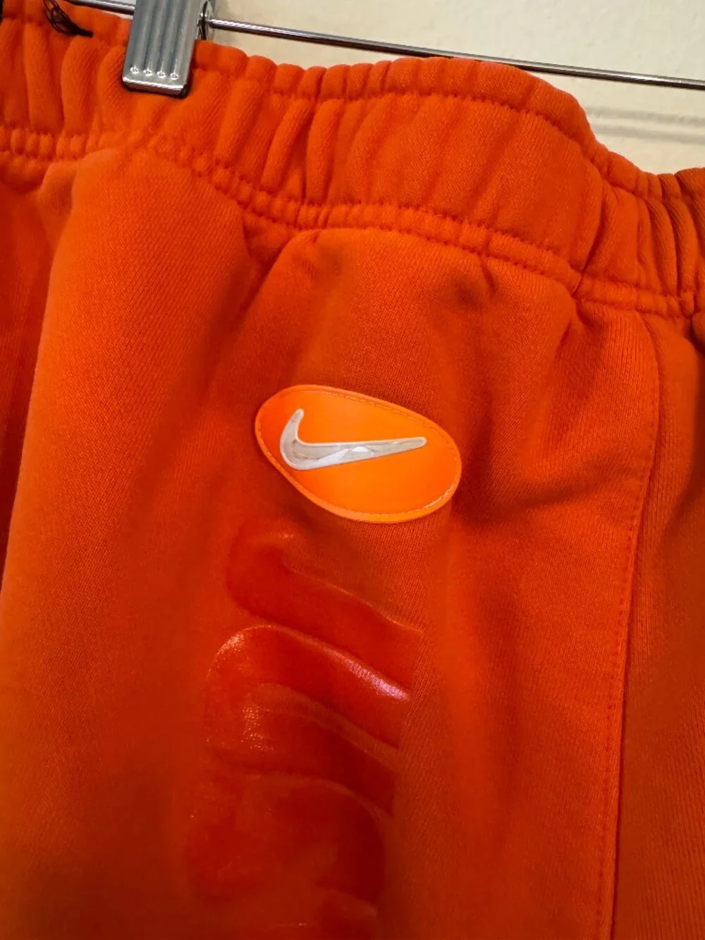 RARE Nike Sportswear Air Fire Water Earth Orange Graphic Jogger Pants Men’s L